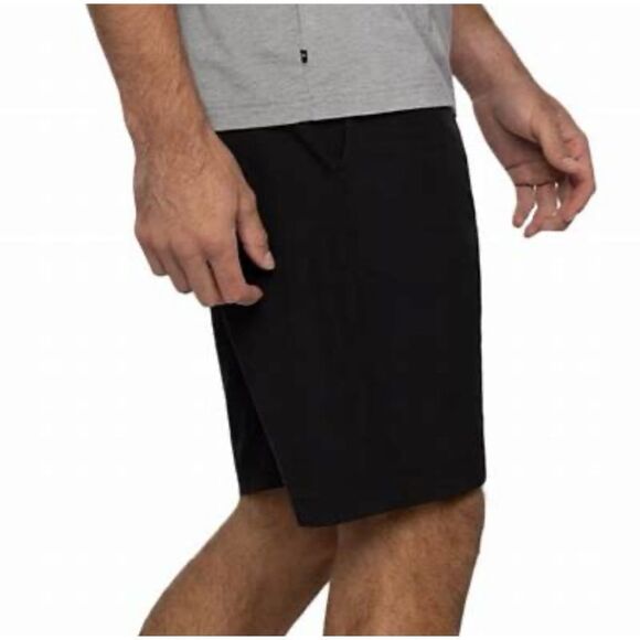 Travis Mathew Beck Shorts Black 81% polyester, 13% cotton, 6% spandex Size 38 - Picture 2 of 11